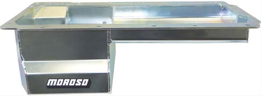 MOROSO Rear Pan Pick Up Suit GM LS Series Moroso Road Race Oil Pan, Fabricated Aluminium, 6" Deep, 6.62L MO20148 SR