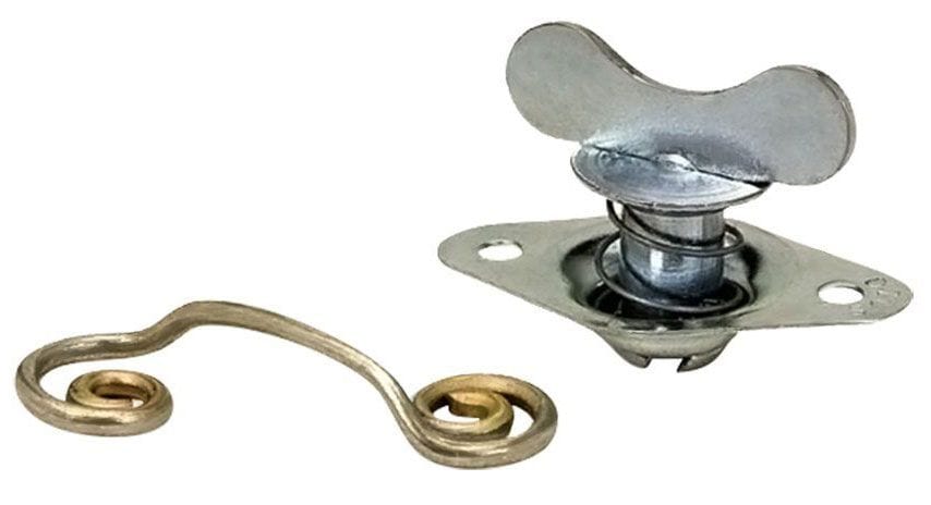 MOROSO Steel Butterfly Self-Ejecting Fastener, 5/16" x .500", Medium Body, G Moroso Dzus Fasteners MO71510 SR