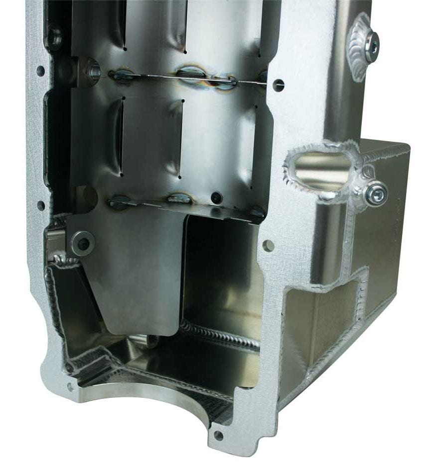 MOROSO Suit BB Chev, Mark 4 Style Moroso Oil Pan, Fabricated Aluminium, 8" Deep, 6.6L MO20385 SR
