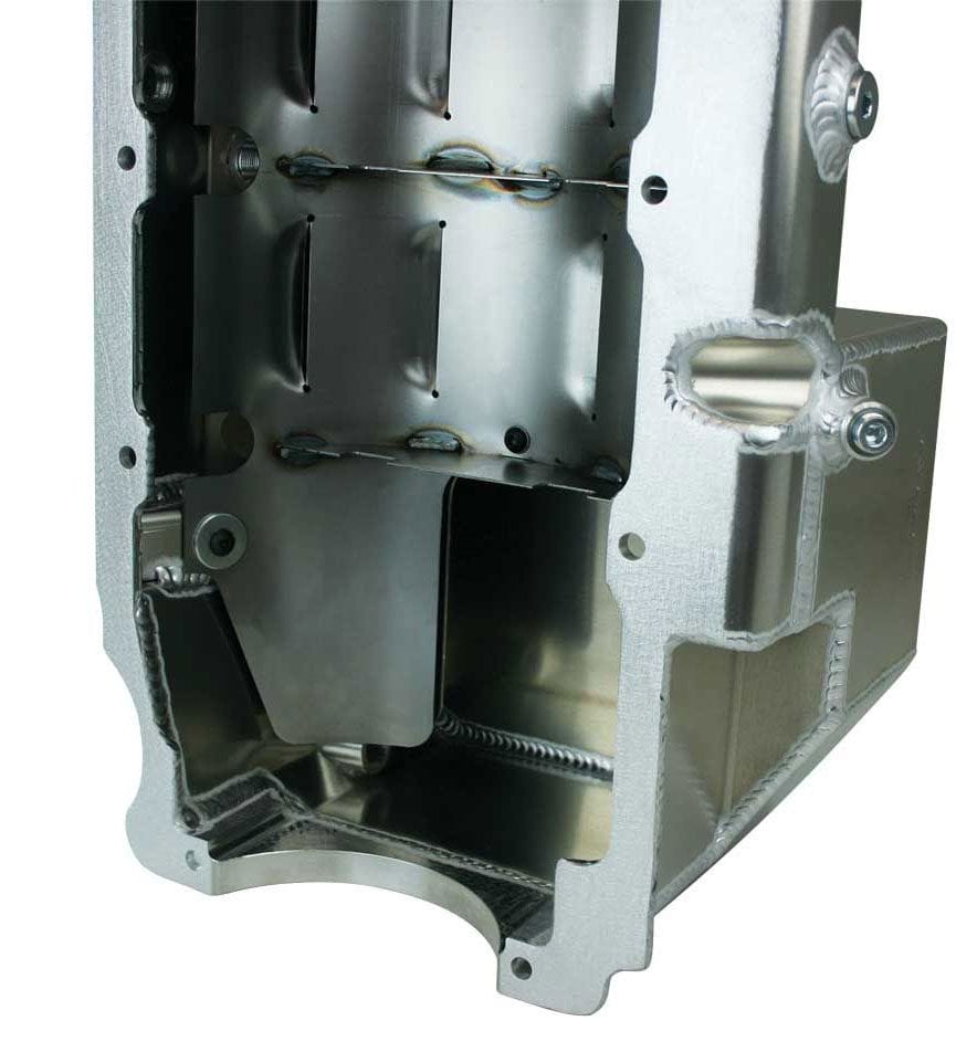 MOROSO Suit BB Chev, Mark 4 Style Moroso Oil Pan, Fabricated Aluminium, 8" Deep, 6.6L MO20385 SR