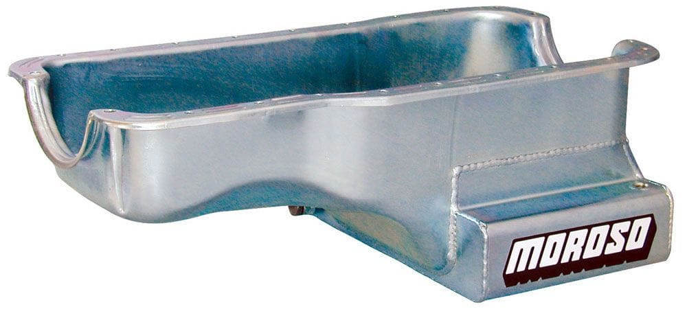 MOROSO Suit Ford 289-302 Engines Moroso Wet Sump Oil Pan, 8" Deep, Front Sump MO20502 SR