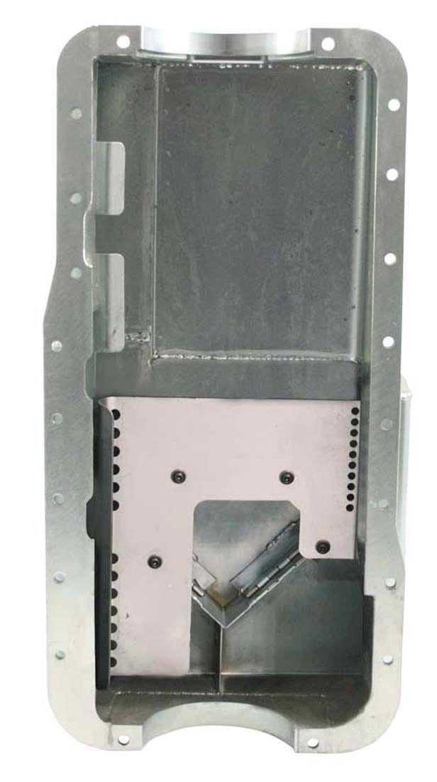 MOROSO Suit SB Ford 351W With 4-Bolt Block F & R Caps, Dart & Ford Racing Bl Moroso Wet Sump Oil Pan, Steel, 8" Deep, 6.6L MO20536 SR