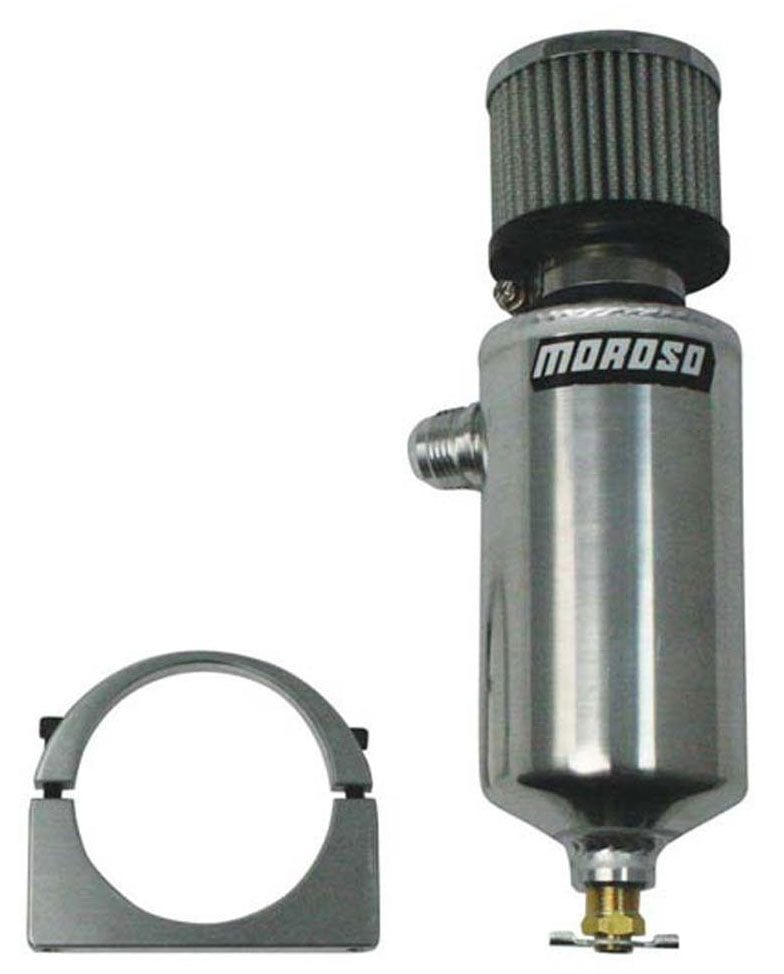 MOROSO With -12 AN Fitting & Mounting Bracket Moroso Breather Tank MO85467 SR