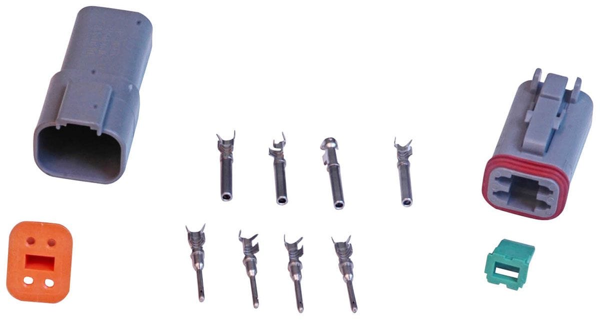 MSD 4 Pin, 16 gauge, Each MSD Deutsch Connectors MSD8181 SR