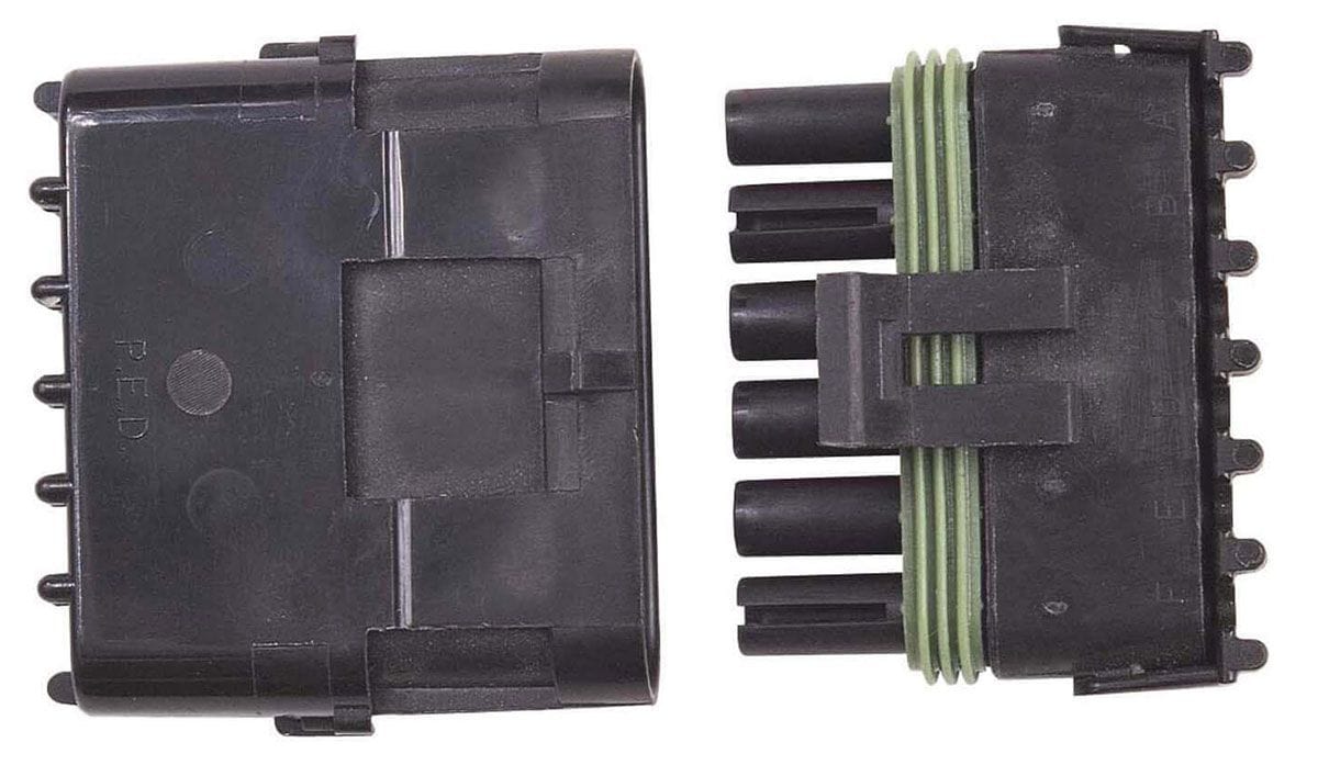 MSD 6 Pin, Male Tower/Female Shroud with Pins and Seals, Each MSD Weathertight Sealed Connectors MSD8170 SR