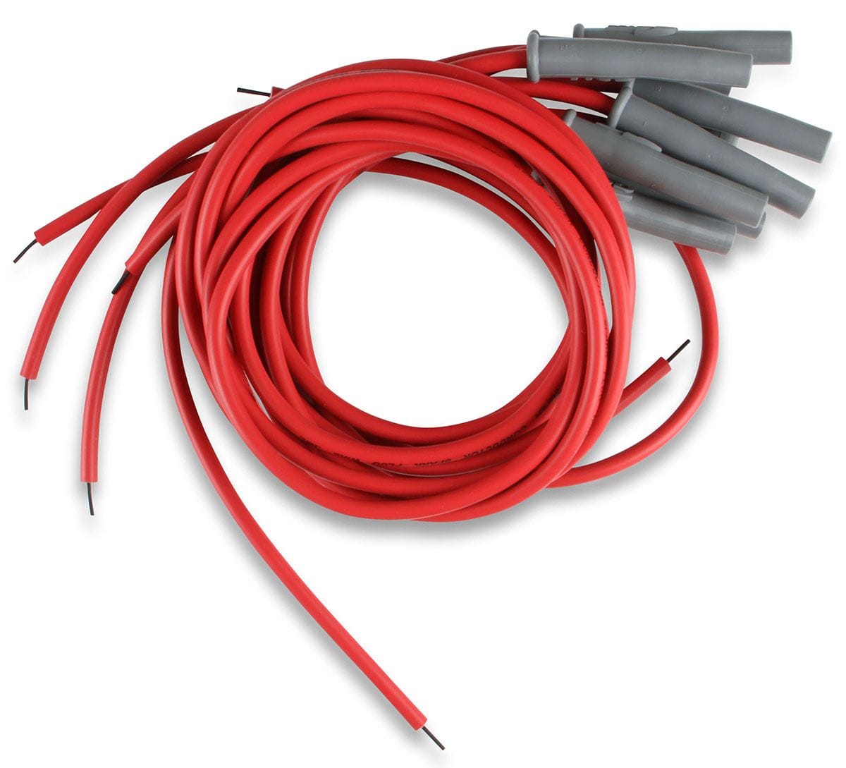 MSD 8.5mm, Red, Universal 8 Cyl Multi-Angle Plug/Socket & HEI Distributor MSD Super Conductor Spark Plug Lead Set MSD31199 SR
