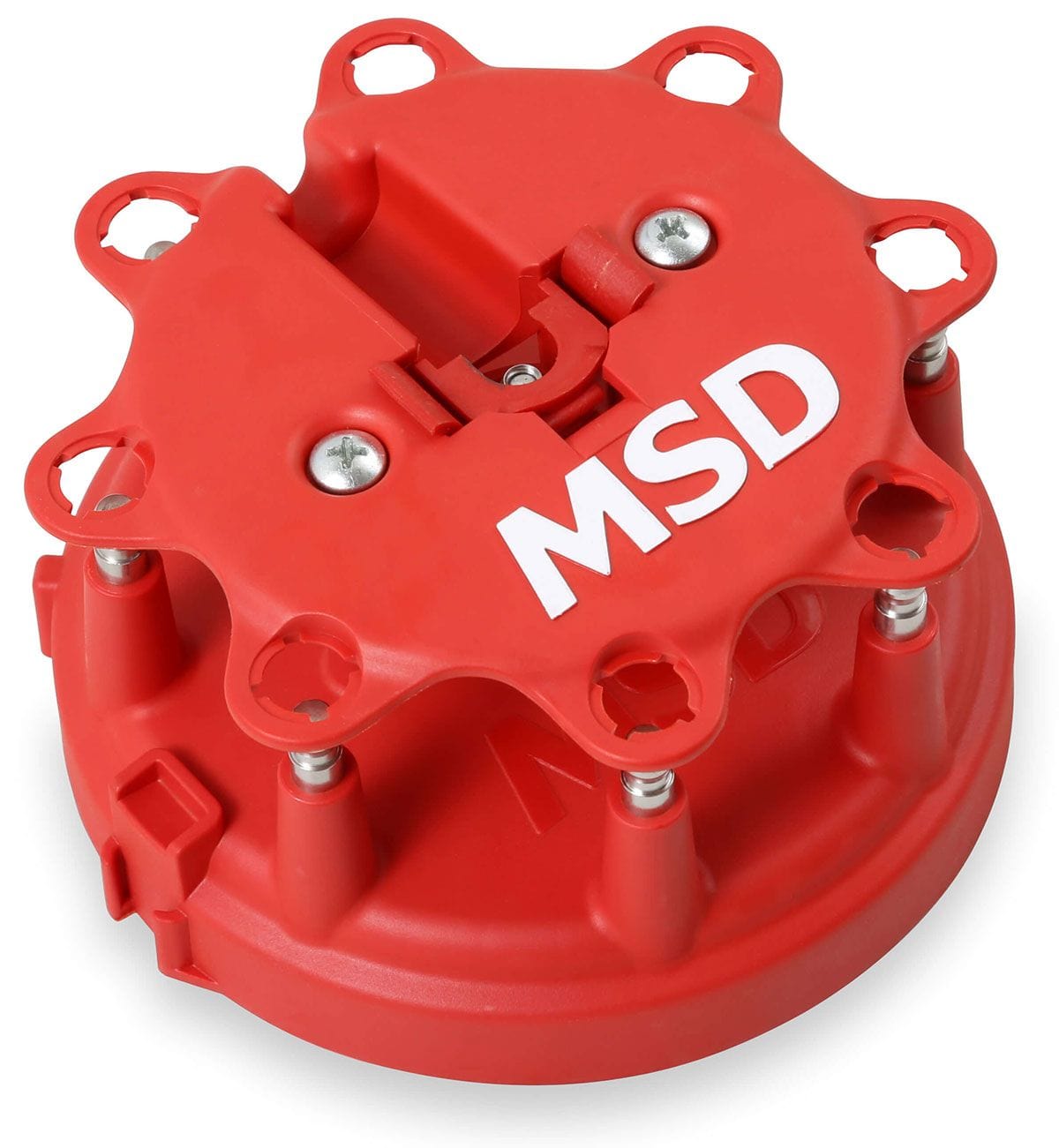MSD For OEM Ford HEI 5.0L EFI 1986-98, MSD Cap-A-Dapt, Red MSD Distributor Cap MSD8408 SR