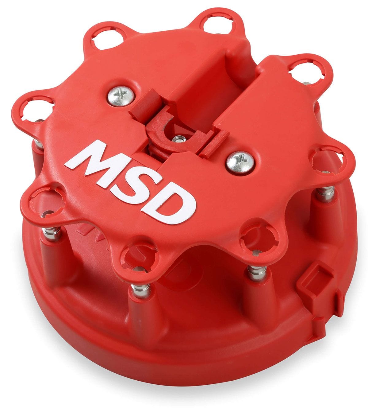 MSD For OEM Ford HEI 5.0L EFI 1986-98, MSD Cap-A-Dapt, Red MSD Distributor Cap MSD8408 SR