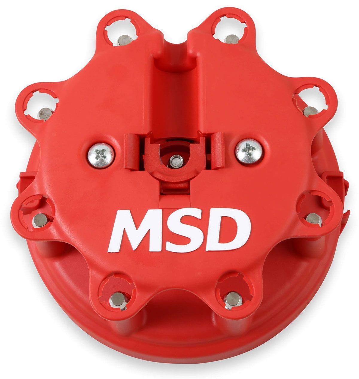 MSD For OEM Ford HEI 5.0L EFI 1986-98, MSD Cap-A-Dapt, Red MSD Distributor Cap MSD8408 SR