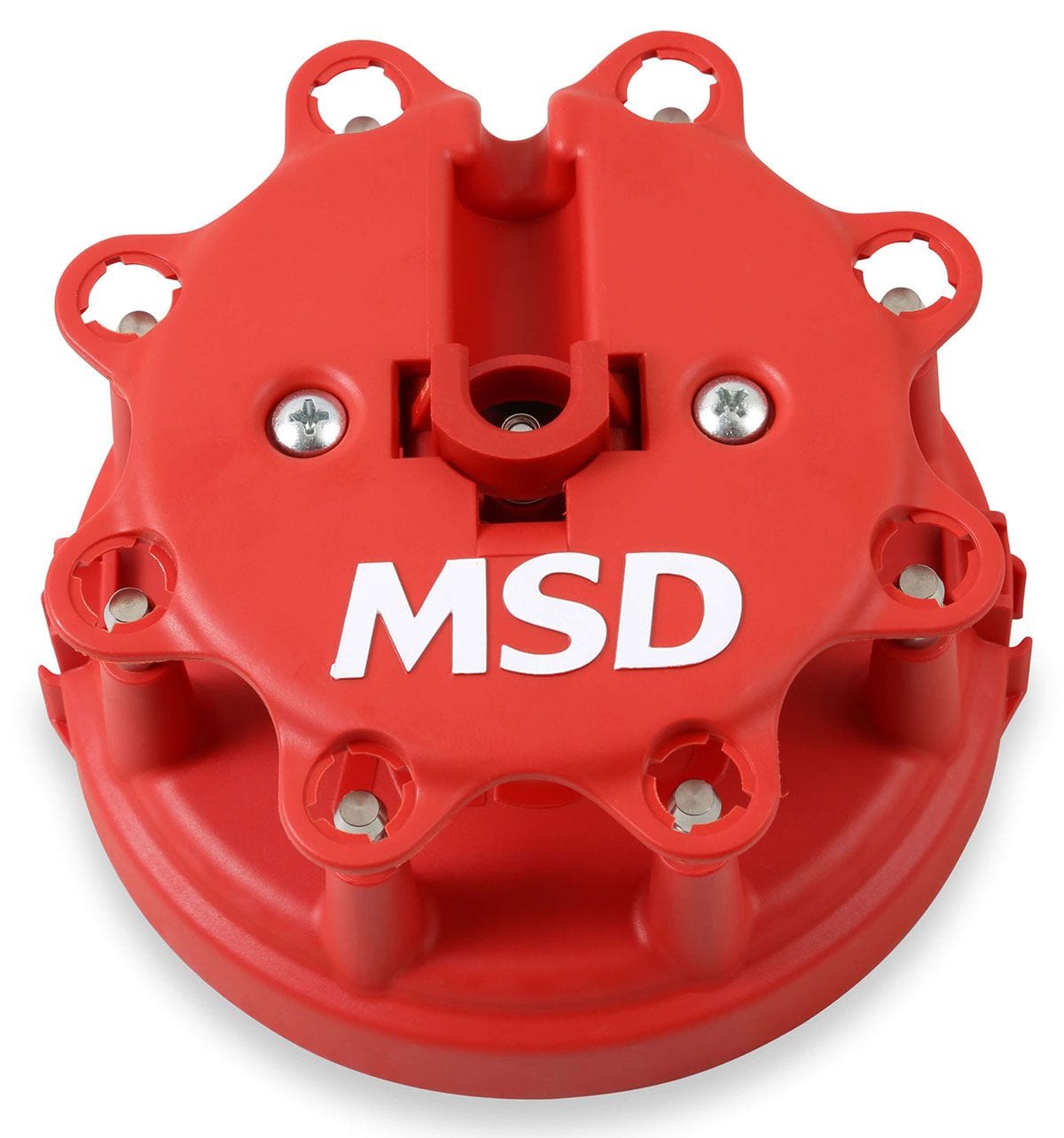 MSD For OEM Ford HEI 5.0L EFI 1986-98, Red MSD Distributor Cap and Rotor Kit MSD8482 SR