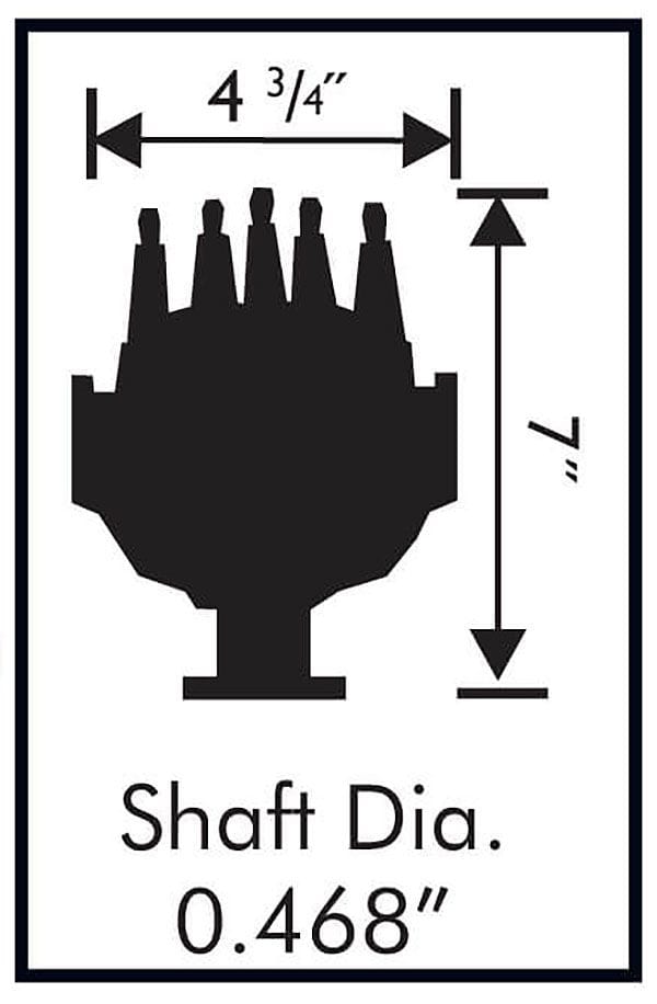 MSD Ford 289-302W, Bronze Gear, Adjustable Pick-Up MSD Pro-Billet Cam Sync Distributor MSD2360 SR