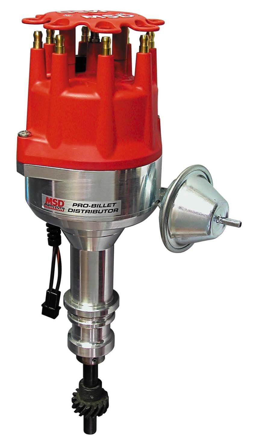MSD Ford 289-302W, Magnetic Trigger, Vacuum Advance MSD Pro-Billet Street Distributor MSD8479 SR