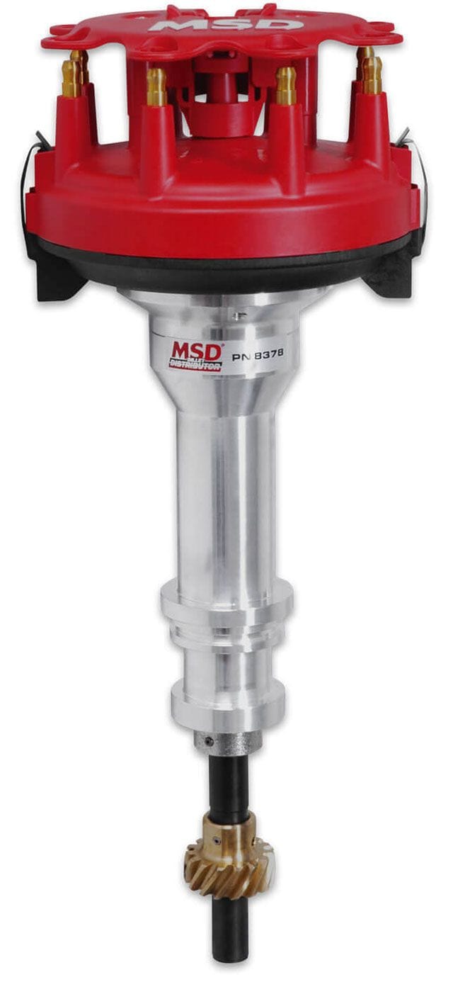 MSD Ford 351W, Low profile cap, Bronze gear MSD Pro-Billet Crank Trigger Distributor MSD8378 SR
