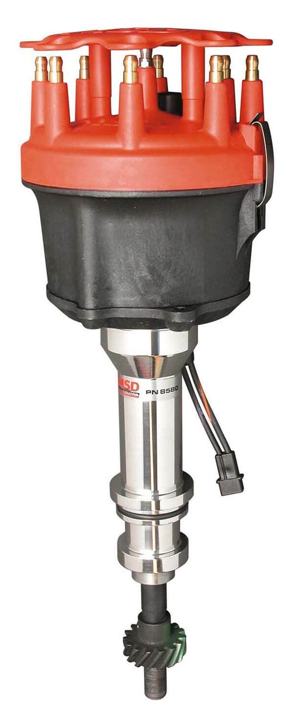 MSD Ford 351W, Magnetic Trigger, with steel gear for hydraulic roller cam MSD Billet Distributor MSD85840 SR