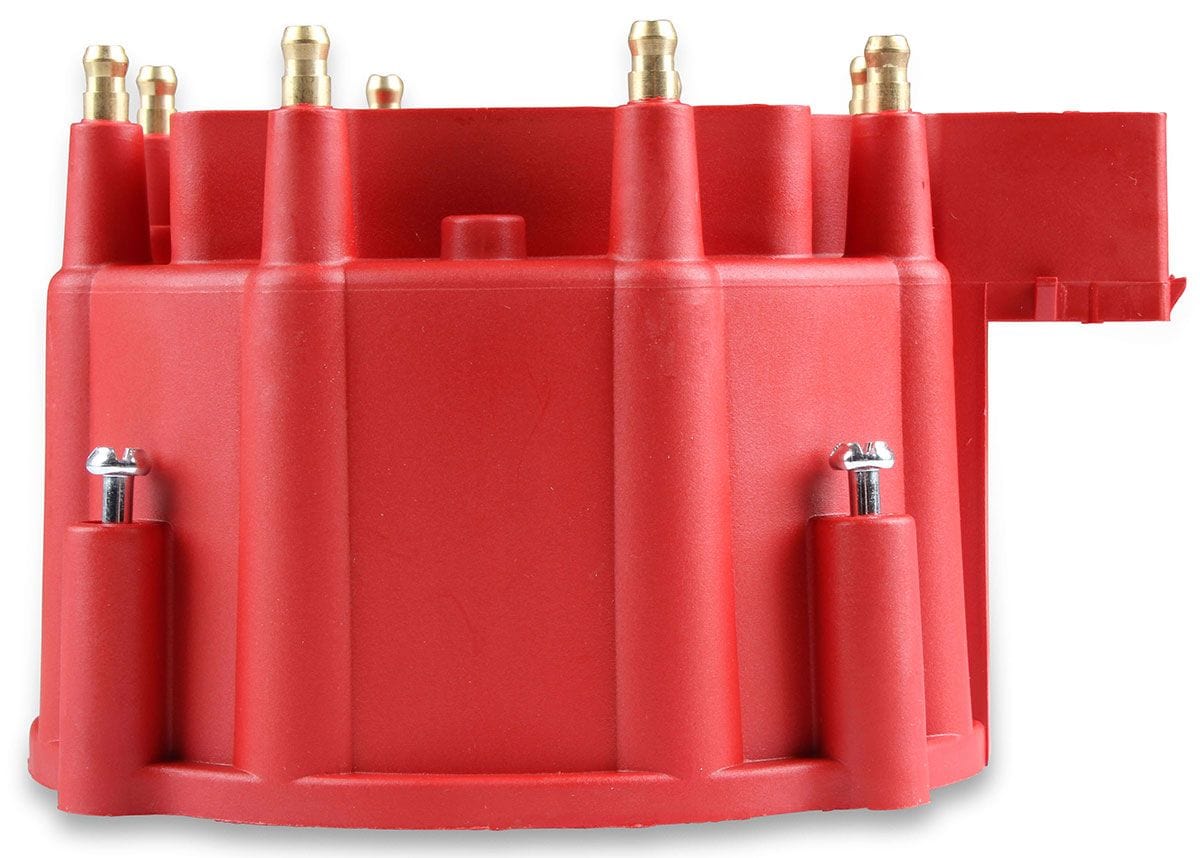 MSD GM V8 OE HEI, Internal Coil, Red MSD Distributor Cap and Rotor Kit MSD8416 SR