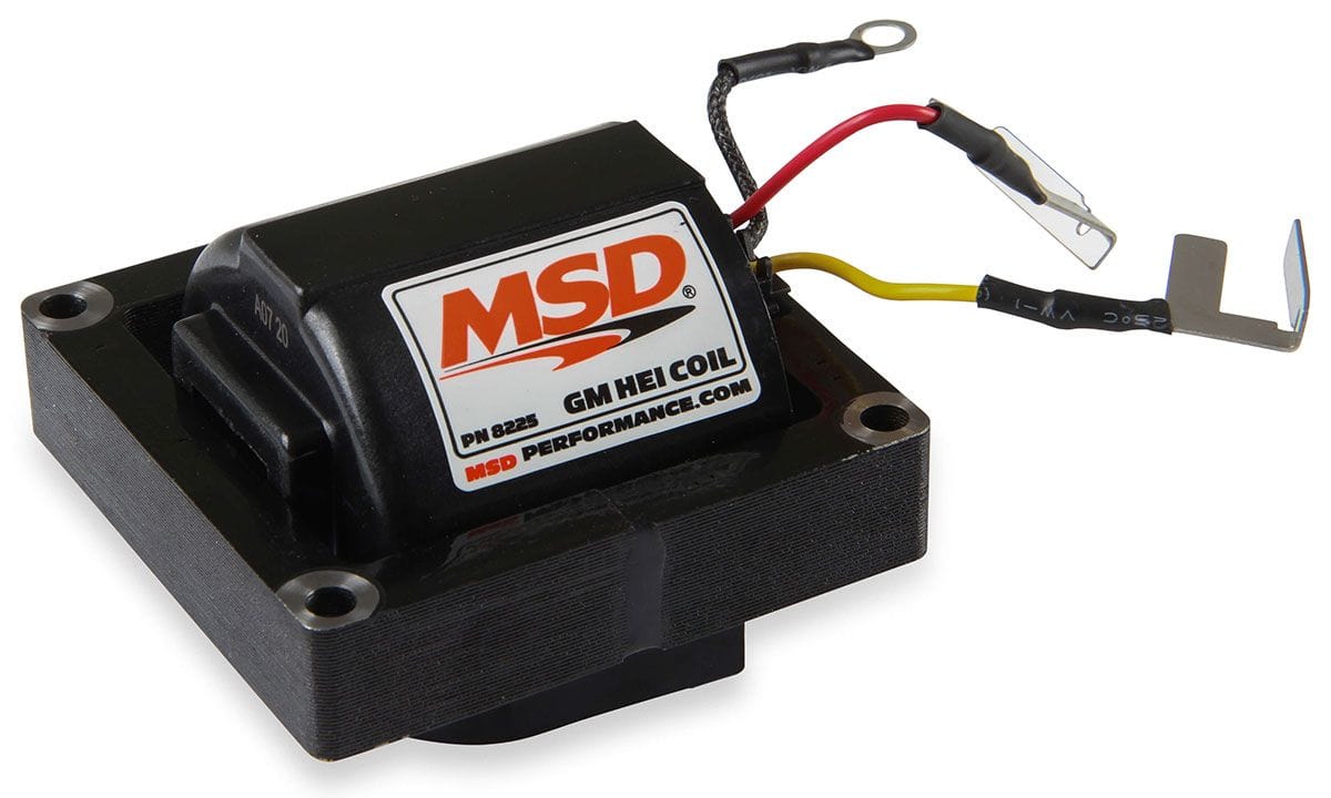 MSD Performance Replacement, 42,000 volts MSD GM HEI Distributor Coil MSD8225 SR