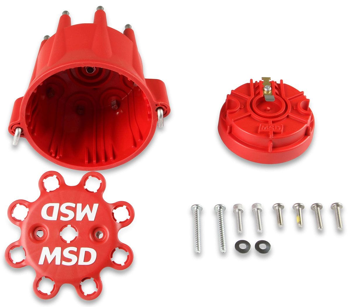 MSD Replacement Cap, Rotor & Retainer, suit MSD Billet Distributors w/GM MSD Distributor Cap and Rotor Kit MSD84335 SR
