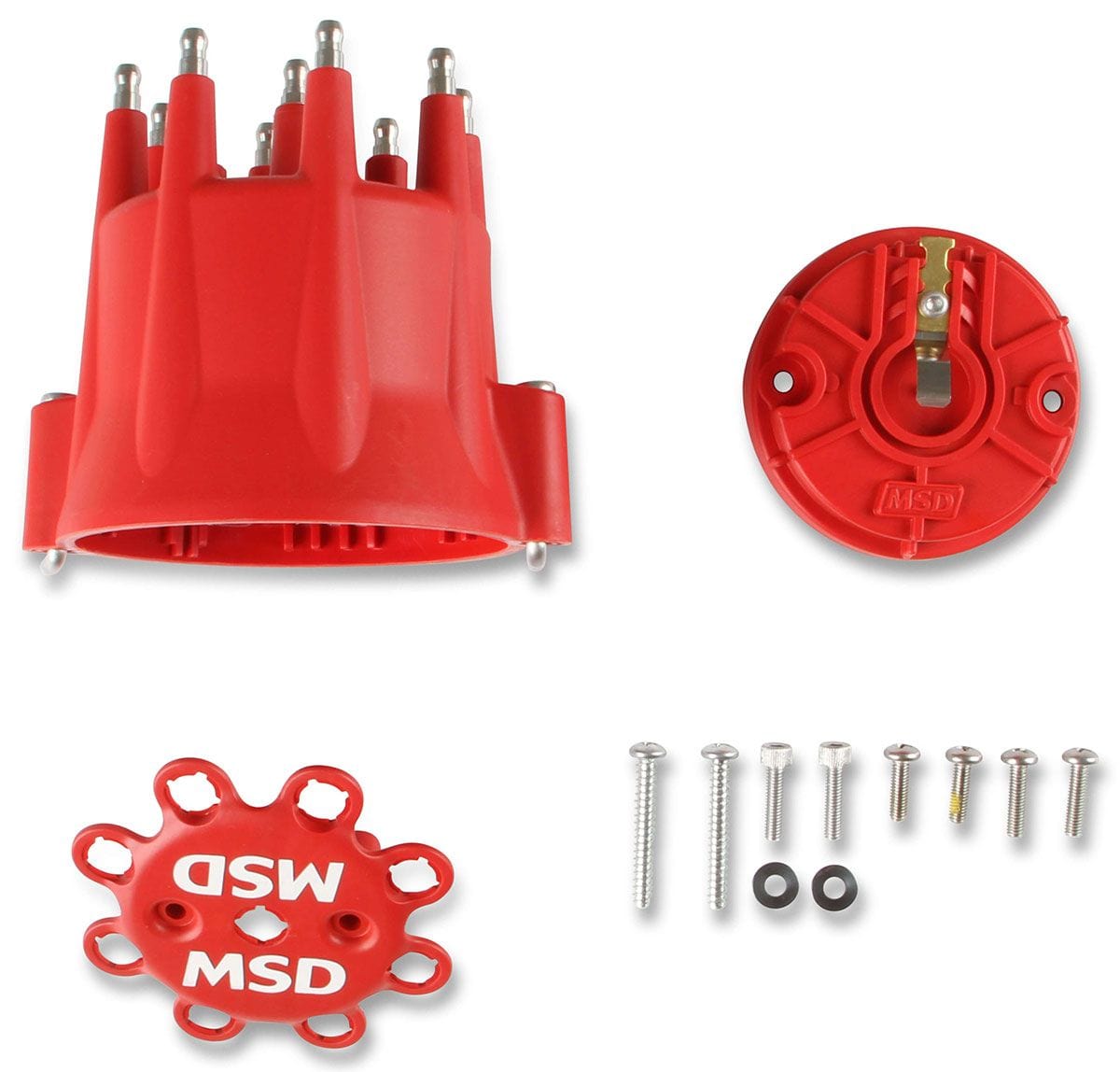 MSD Replacement Cap, Rotor & Retainer, suit MSD Billet Distributors w/GM MSD Distributor Cap and Rotor Kit MSD84335 SR