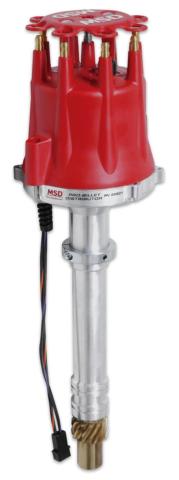 MSD Small/Big Block Chevy, Adjustable Slip Collar, Magnetic Trigger MSD Pro-Billet Locked Out Distributor MSD85501 SR
