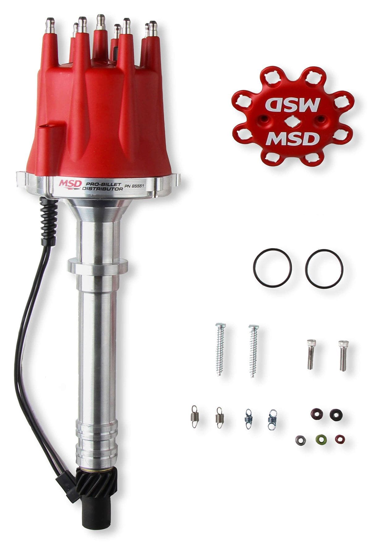 MSD Small/Big Block Chevy, Magnetic Trigger, Mechanical Advance MSD Pro-Billet Distributor MSD85551 SR