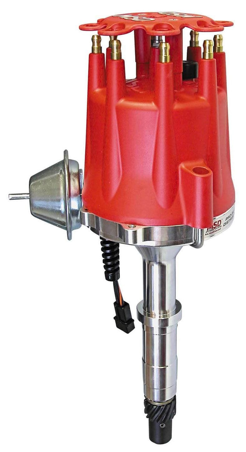 MSD Suit AMC 290-401 V8, Hight Output Magnetic Trigger, Vacuum Advance MSD Pro Billet Distributor MSD8519 SR