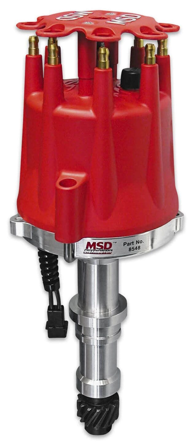 MSD Suit Buick 215-350, High Output Magnetic Trigger, Mechanical Advance MSD Pro Billet Distributor MSD8548 SR