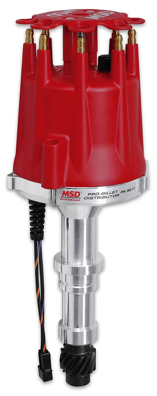 MSD Suit Buick 400-455, Hight Output Magnetic Trigger, Mechanical Advance MSD Pro Billet Distributor MSD8517 SR