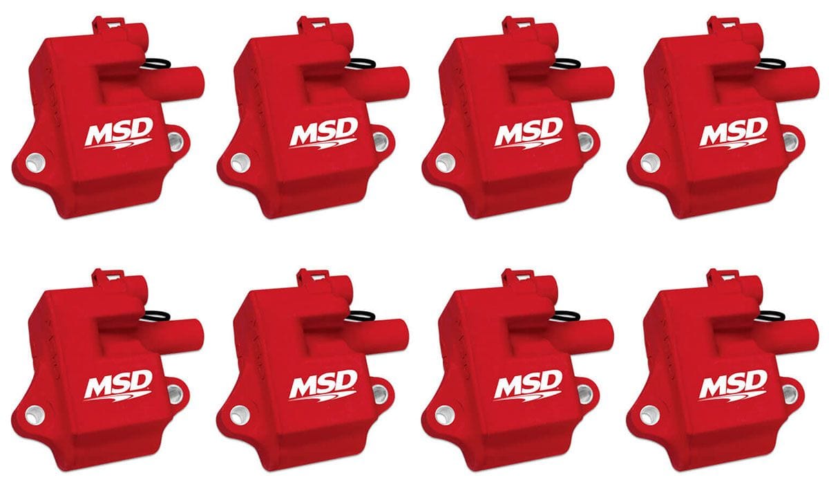 MSD Suit GM LS1/LS6 MSD Multiple Spark Coil Kit (Set of 8) MSD82858 SR