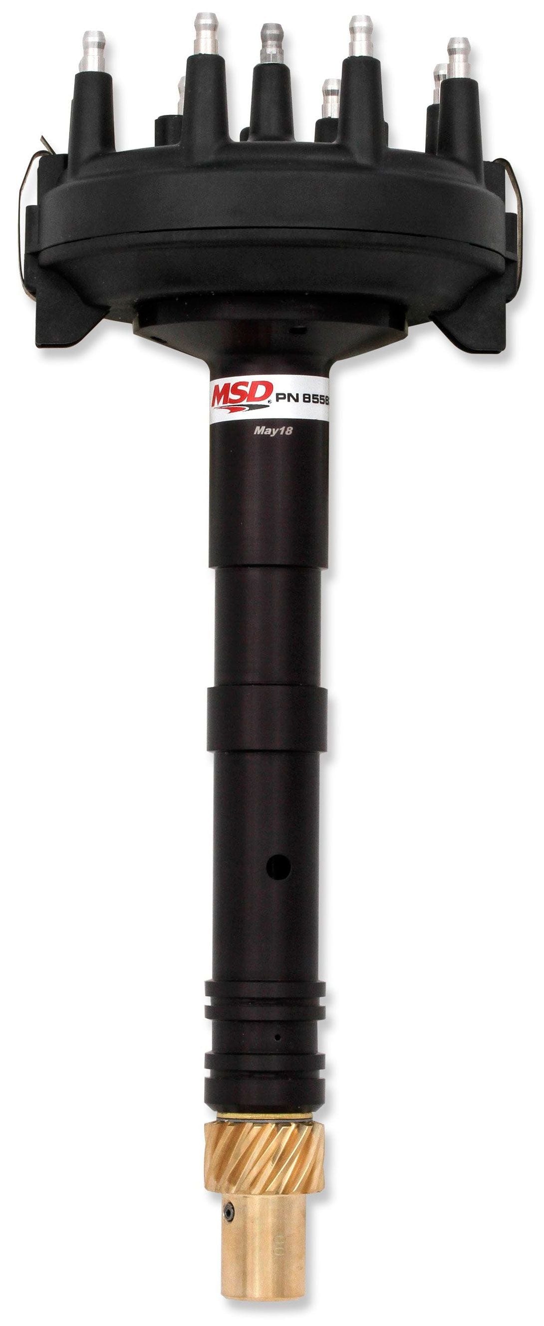 MSD Suit Tall Deck Chev V8 MSD Low Profile Crank Trigger Distributor with Slip Collar MSD85583 SR