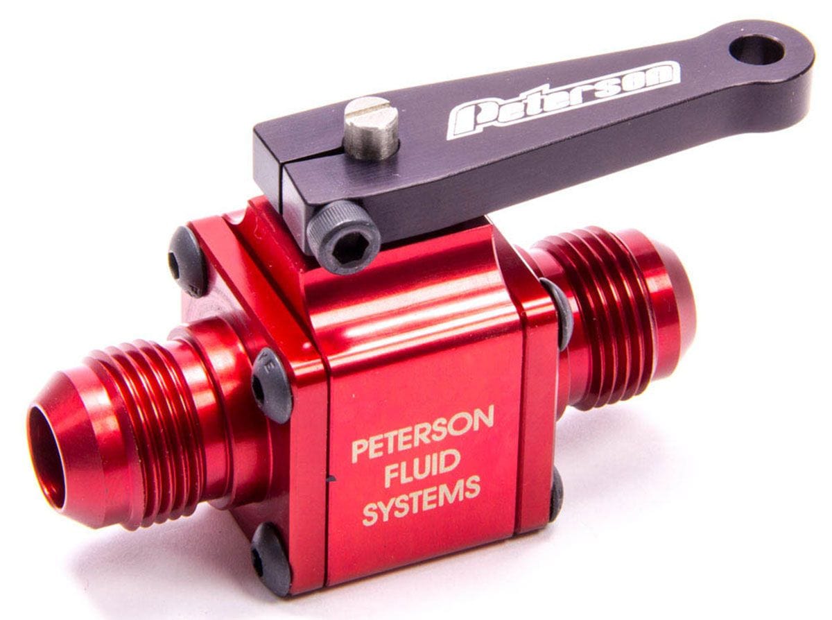 PFS -12AN With -12 Bulkhead Peterson Fluid Systems Large Body Inline Ball Valve PFS09-0961 SR