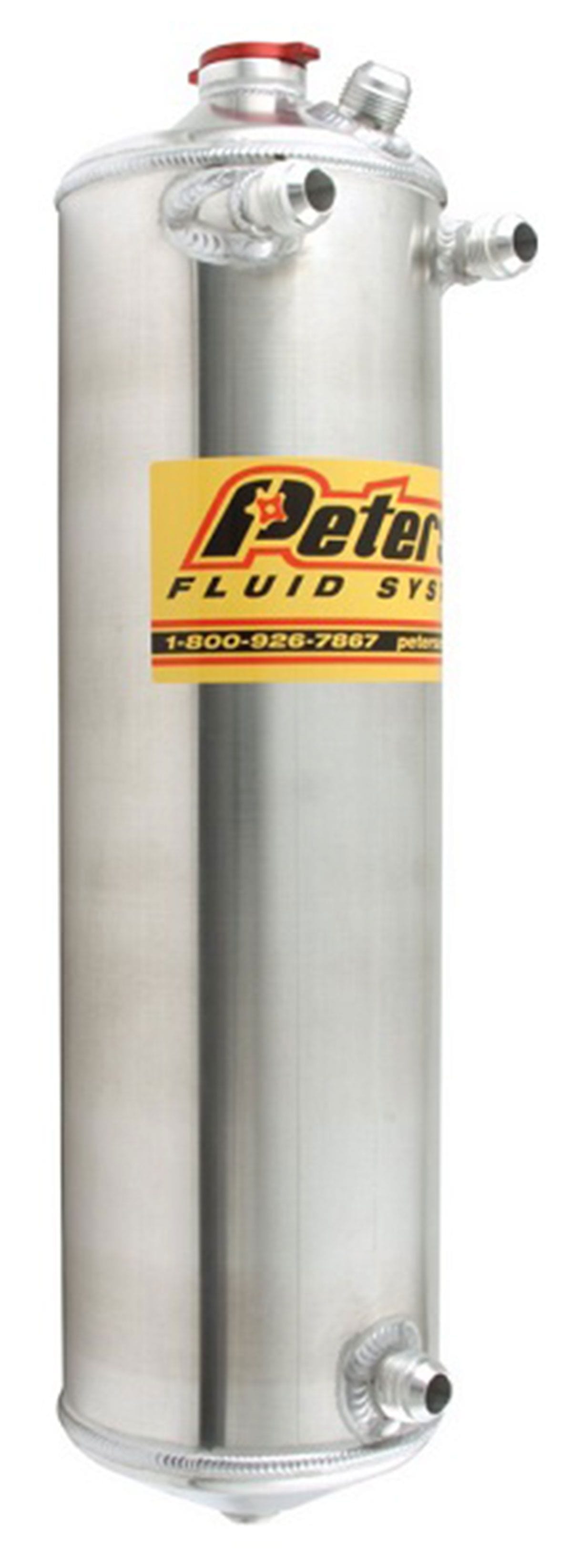 PFS 2.5 Gal (9.50 L), Dual Return Line, -12 Male AN Fittings Peterson Fluid Systems Lightweight Sprint Car Dry Sump Oil Tank PFS08-0038 SR