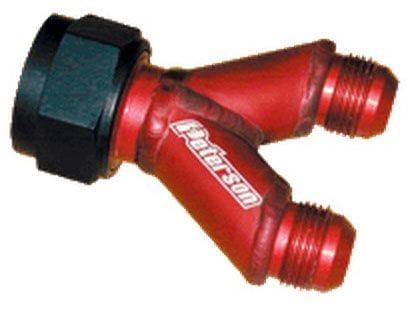 PFS -20 AN Female To X 2 -12 AN Male Peterson Fluid Systems Radiator Y Manifold PFS10-1730 SR