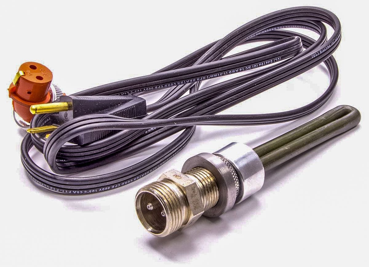 PFS 300 Watt Immersion Style Heater, Supplied With 1/2" NPT Steel & Alloy Peterson Fluid Systems Oil Tank Heater, 240 Volt (USA Plug) PFS08-1300 SR