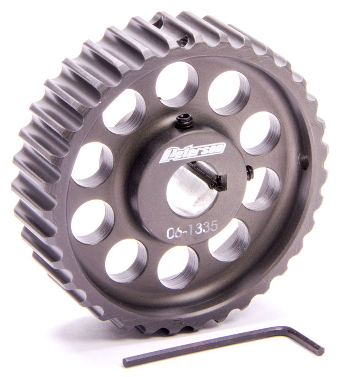 PFS 35 Tooth, 1.020" Wide, 5/8" Bore 3/16" Keyway Peterson Fluid Systems Lightweight HTD Oil Pump Pulley PFS06-1335 SR