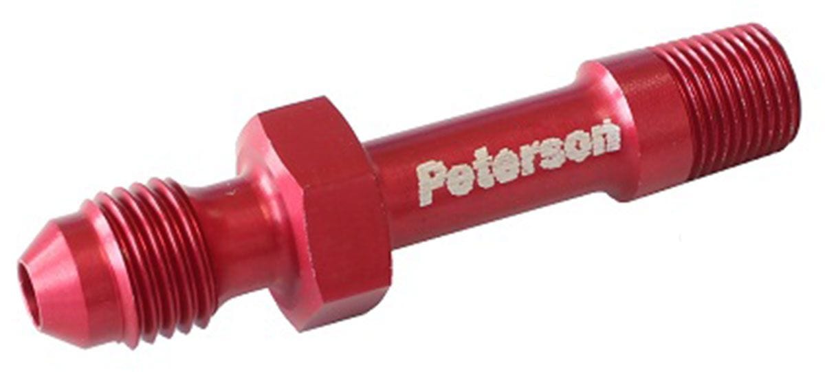 PFS Straight 1/8" NPT To -4 AN Male Peterson Fluid Systems Oil Pressure Gauge Fitting PFS15-1041 SR