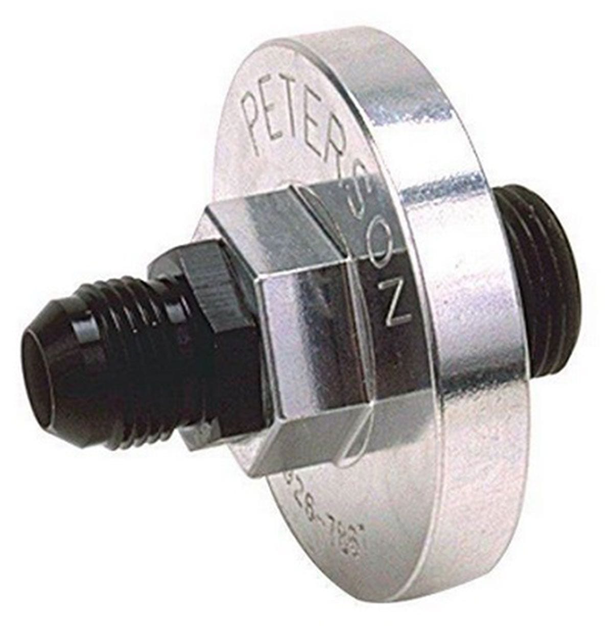 PFS Suit SB & BB Ford, -12 AN Male Fitting Peterson Fluid Systems Oil Filter Block Off Plate PFS09-0011 SR