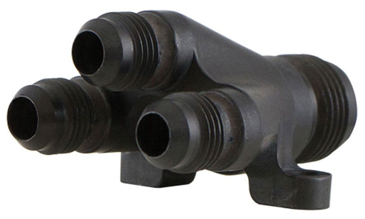 PFS x1 -8AN, x3 -6AN Peterson Fluid Systems 4-Way Manifold PFS10-1041 SR