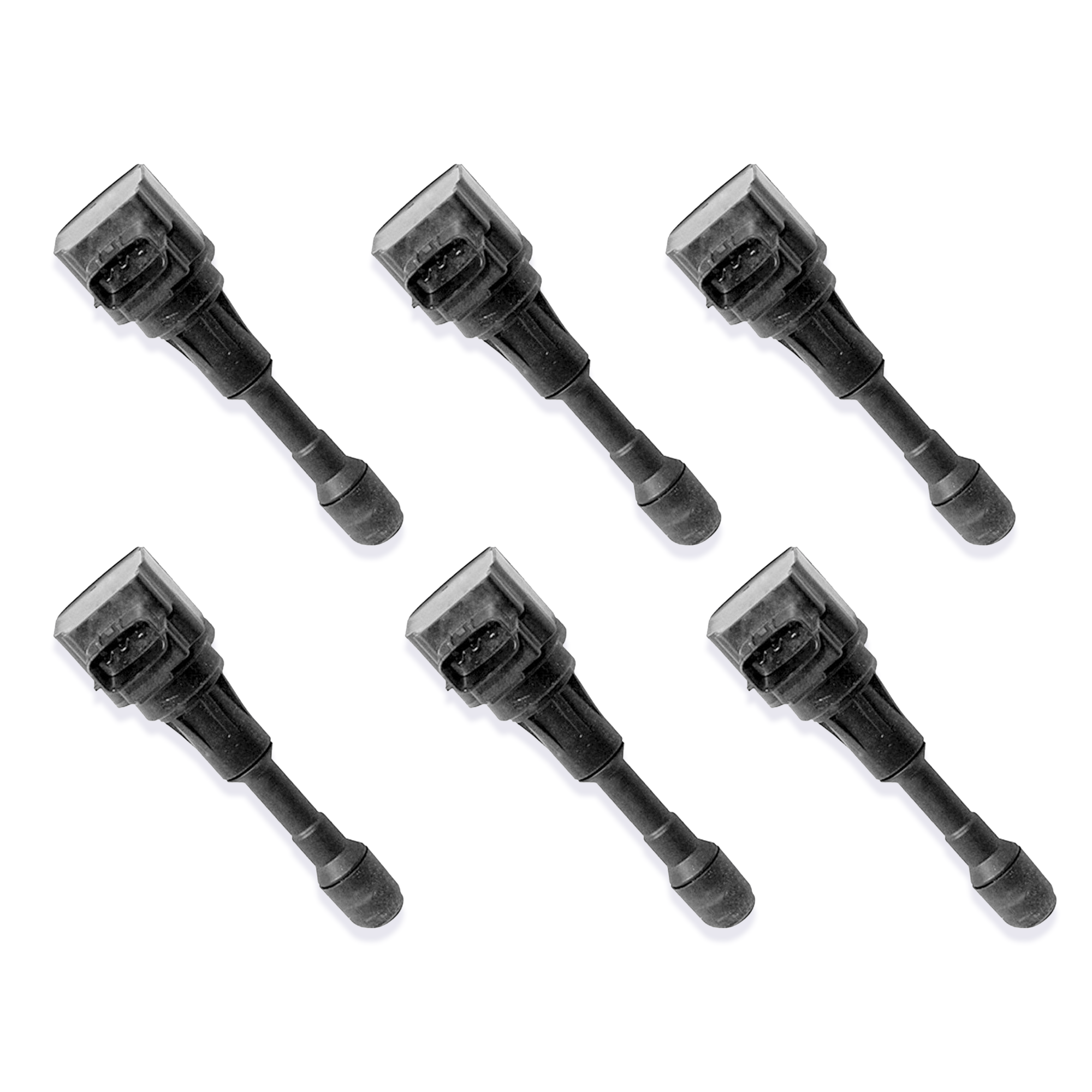 Platinum Racing Products Ignition Coilpack Set of 6 Hitachi VR38 OEM Ignition Coil Set Set of 6 Hitachi VR38 OEM Ignition Coil Set SR