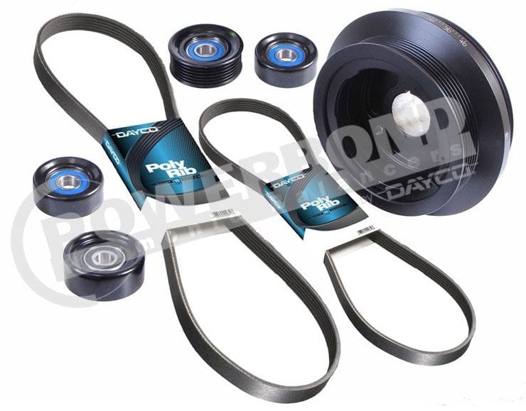 POWERBOND Suit Holden Commodore VE 6.0L LS2 V8 25% Underdrive Powerbond Pulley Underdrive Kit PBK016 SR