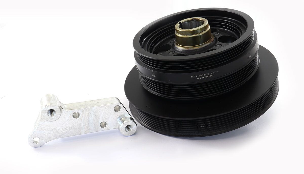 POWERBOND Suit Holden VF Commodore 6.2L Supercharged LSA 22% Overdrive Powerbond Pulley Overdrive Kit PBK027 SR