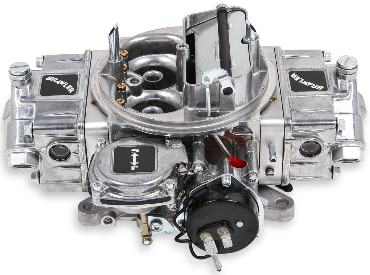 QUICKFUEL Vacuum Secondaries, Electric Choke, 4150 Series Holley 670 CFM Brawler Diecast Carburettor Q-BR-67256 SR