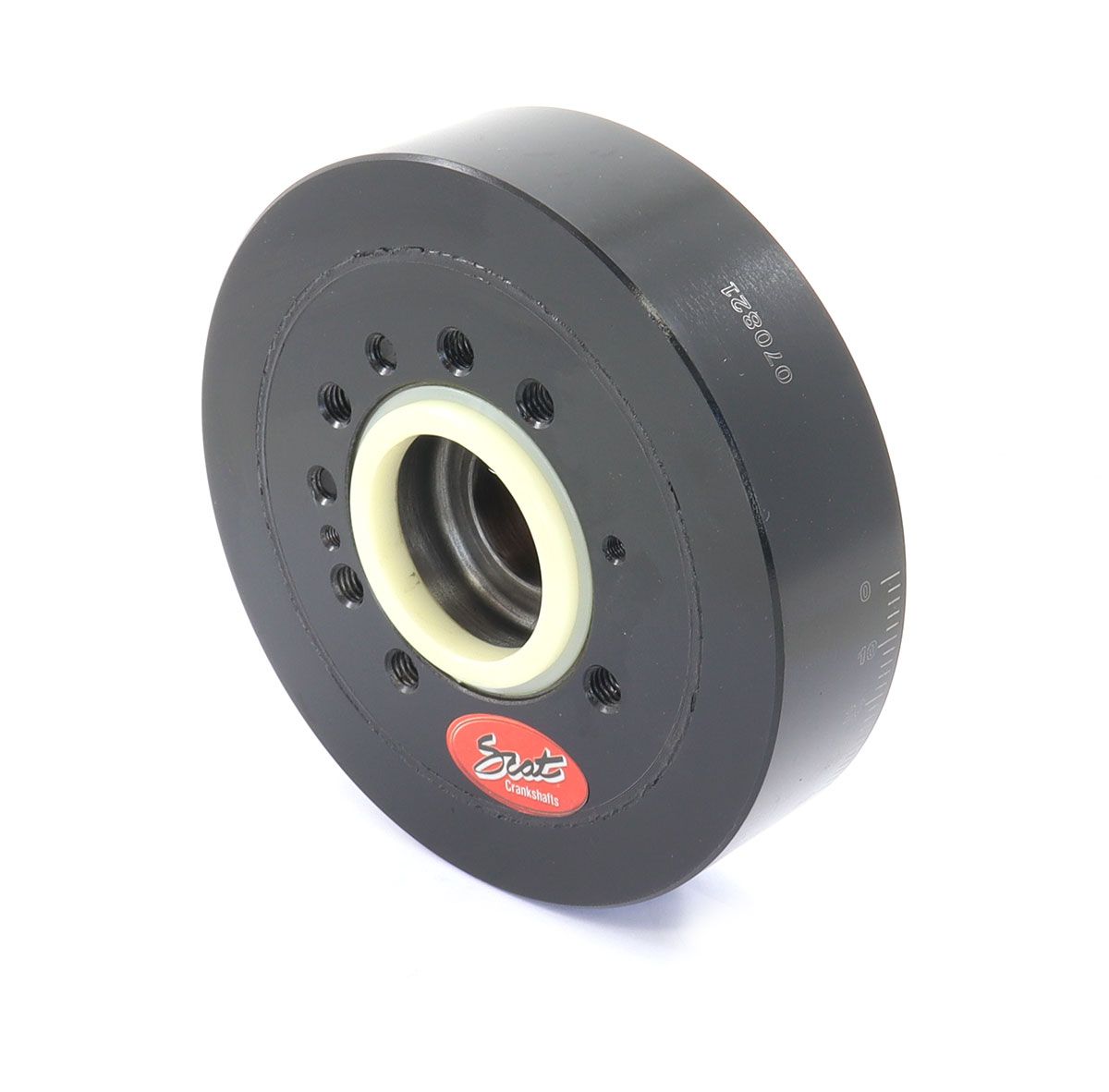 SCAT Suit SB Ford, 28oz External Balance, 6.4" O.D, 3 & 4 Bolt Scat Harmonic Balancer SCA8006 SR