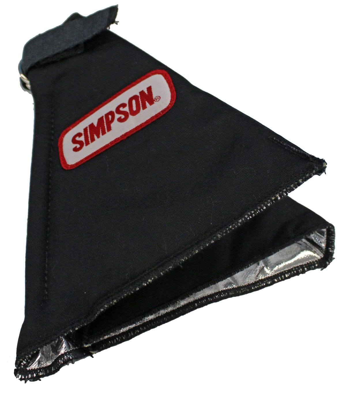 SIMPSON Black Nomex 7.25” x 6.25” Simpson Shifter Boot Cover SI36012 SR