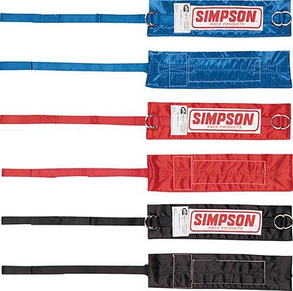 SIMPSON For Built-In Arm Restraint Simpson Replacement Individual Strap SI54018BK SR