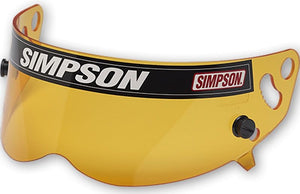 Simpson Replacement Visor - Amber SI89403A