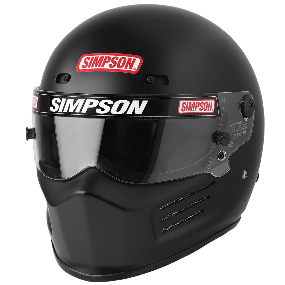 Simpson X-Small Simpson Bandit SA2020 Helmet, Matte Black SI7200008 SR