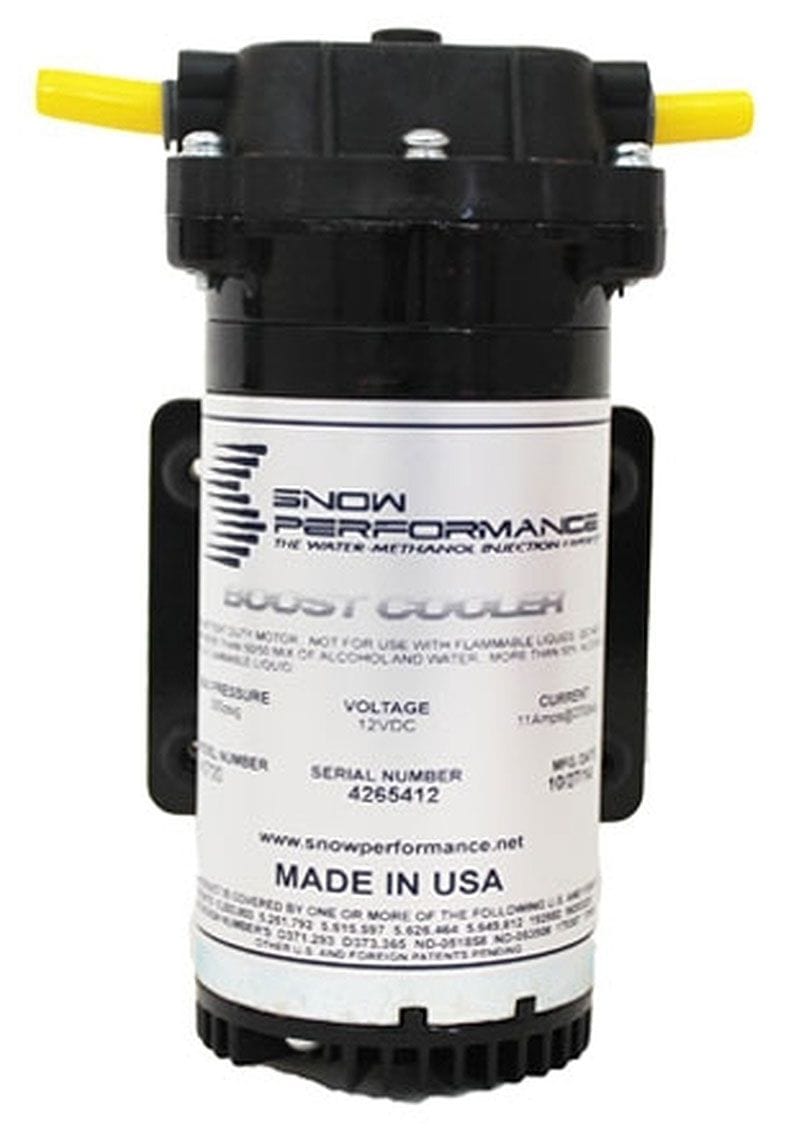 Snow Performance 300 PSI UHO, Push Lock Inlet/Outlet Snow Performance Water/Methanol Injection Pump RPSP40900 SR