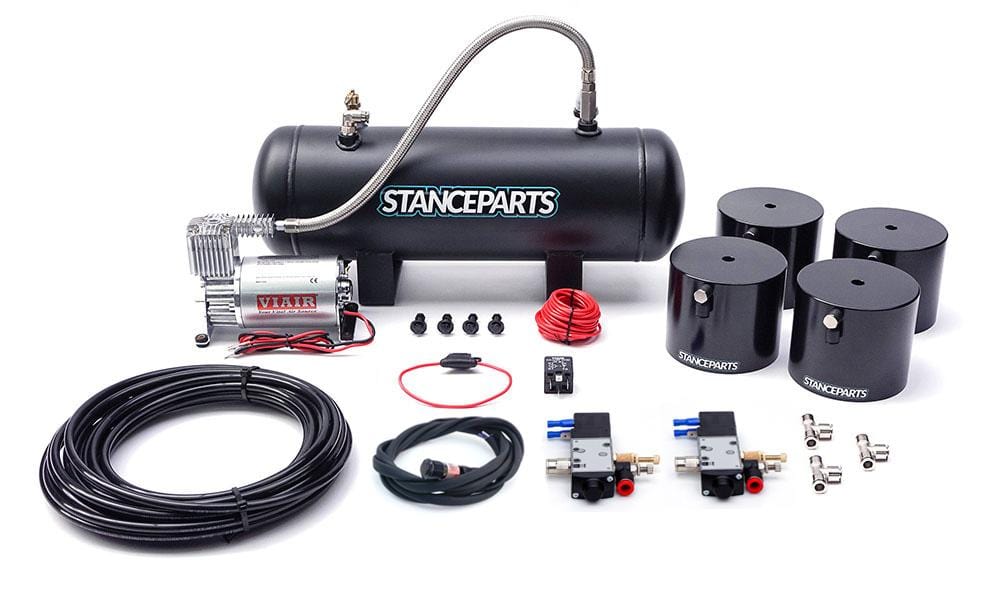 StanceParts Stance Parts 12.5mm / 12.5mm CLEARANCE - AIR CUP Systems - Complete Front + Rear Air Lift Kit SR