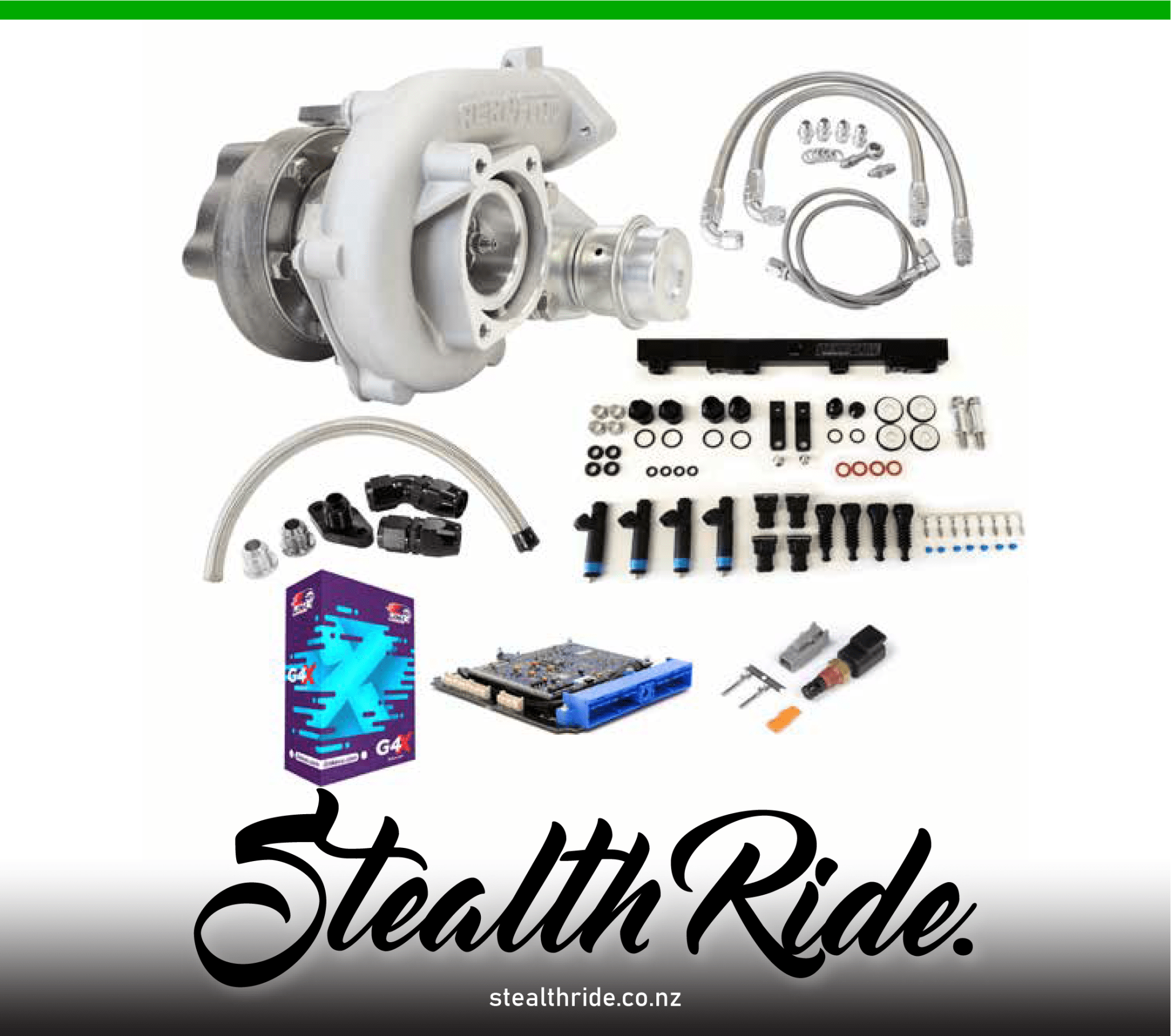 StealthRide Turbo Kits Package 3 NISSAN SR20 BOLT ON TURBO KIT SR