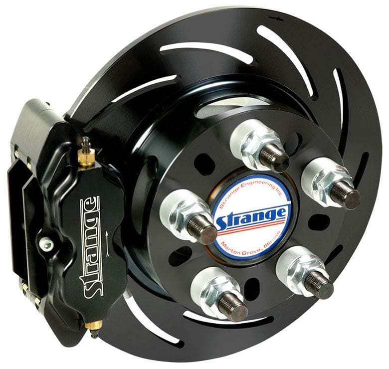 STRANGE Suit Late Big Ford Housing Ends Strange Pro Series Rear Brake Kit - 1-Piece Steel Rotor STB1706WC SR